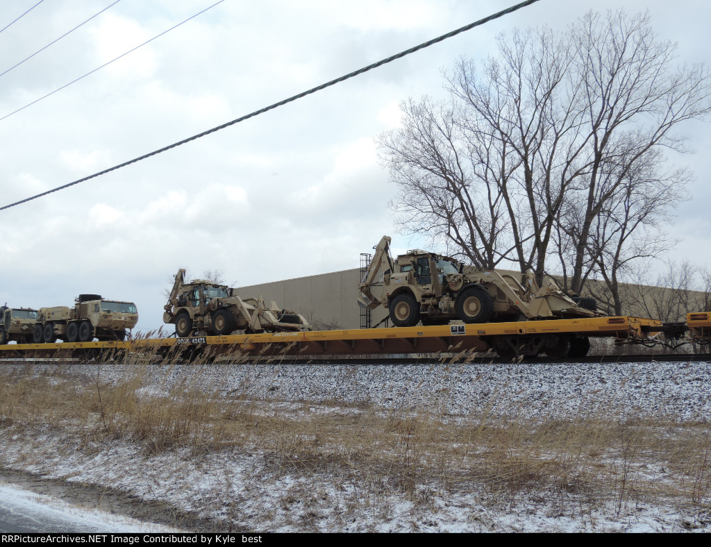 Military backhoe 